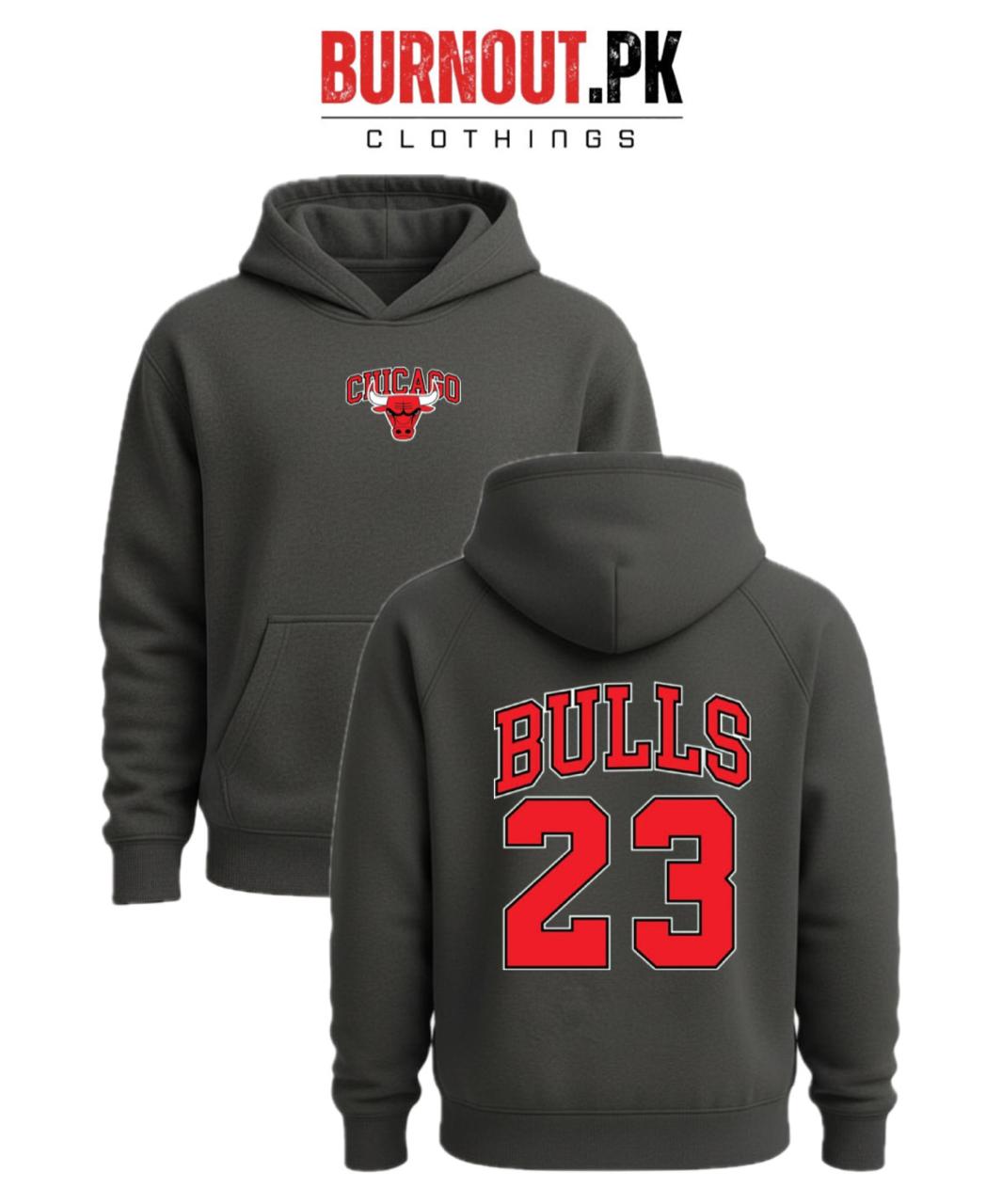 Men’s Bulls Digital Printed Hoodie