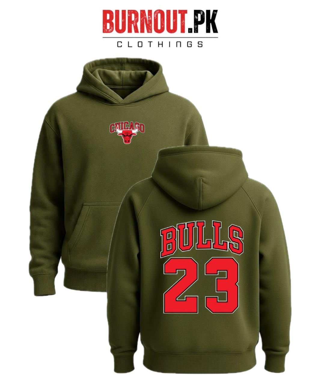 Men’s Bulls Digital Printed Hoodie