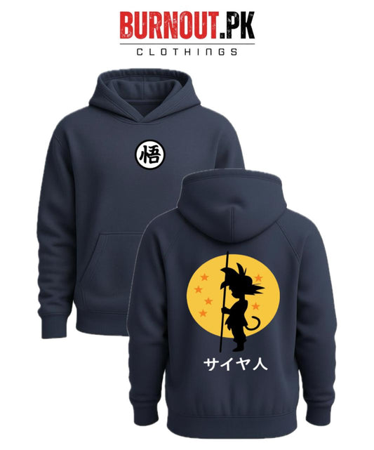 Men’s Yellow goku Digital Printed Hoodie