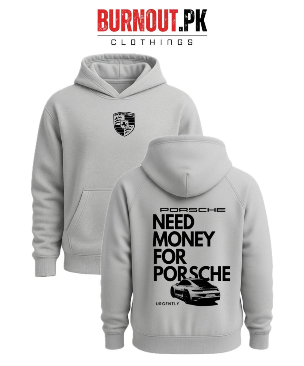 Men’s Need money for porsche Digital Printed Hoodie