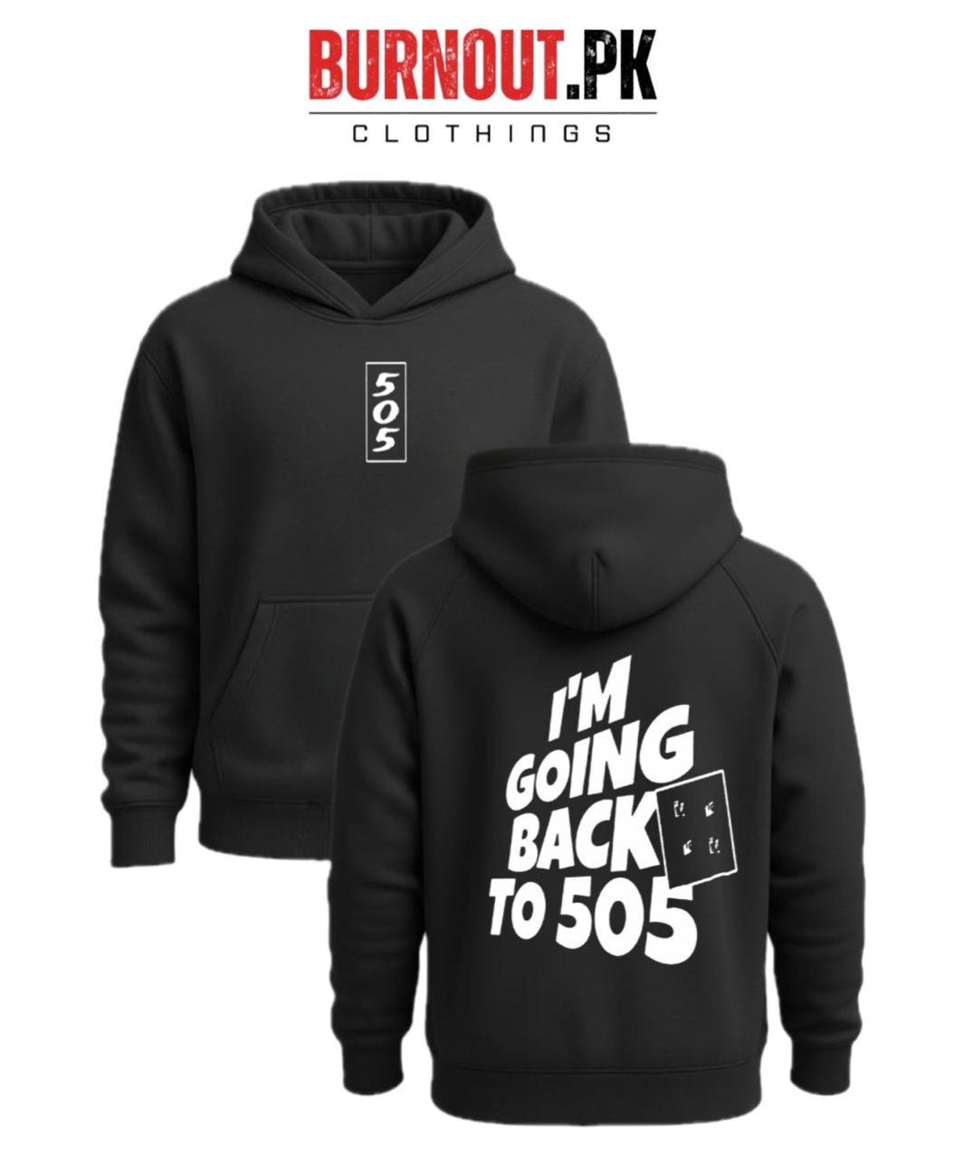 Men’s I’m going back Digital Printed Hoodie
