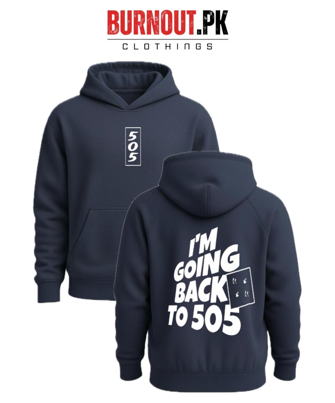 Men’s I’m going back Digital Printed Hoodie