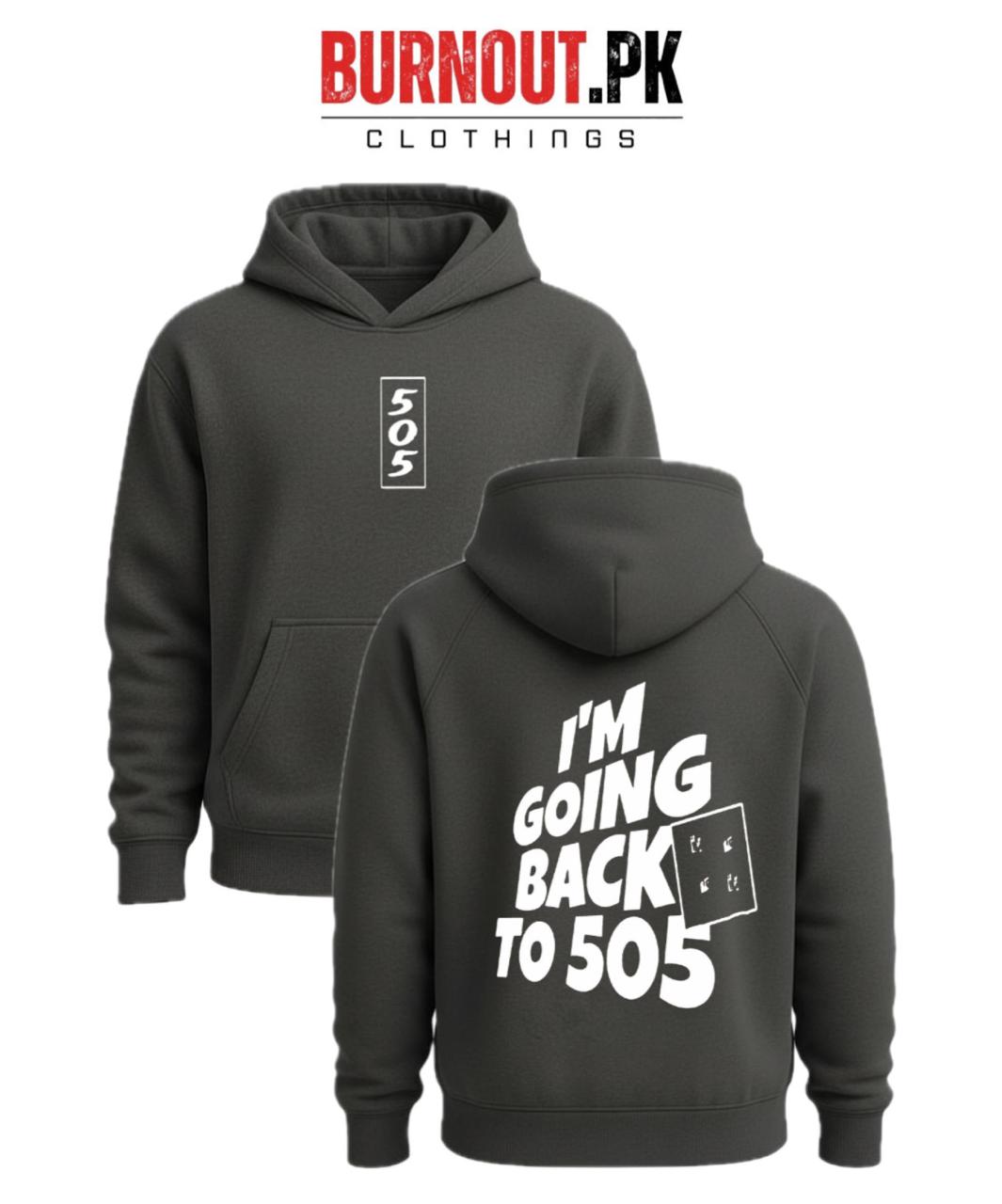 Men’s I’m going back Digital Printed Hoodie