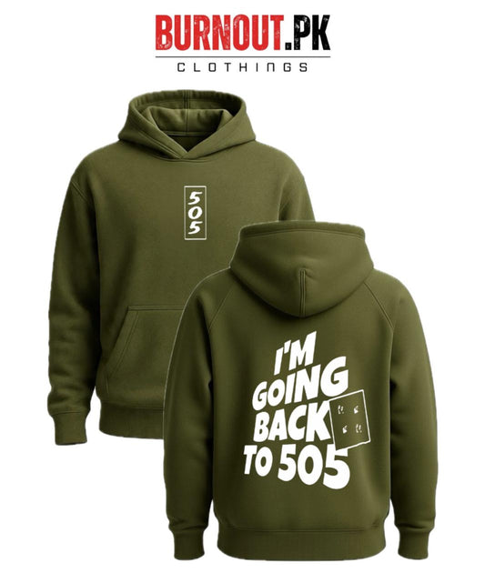 Men’s I’m going back Digital Printed Hoodie