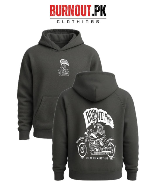 Men’s Born to ride Digital Printed Hoodie
