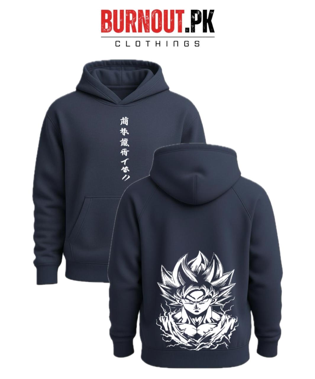 Men’s Chinese goku Digital Printed Hoodie