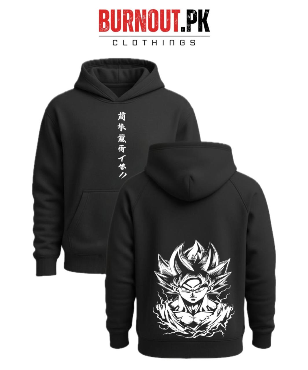 Men’s Chinese goku Digital Printed Hoodie