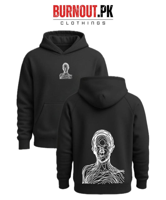 Men’s lining face Digital Printed Hoodie