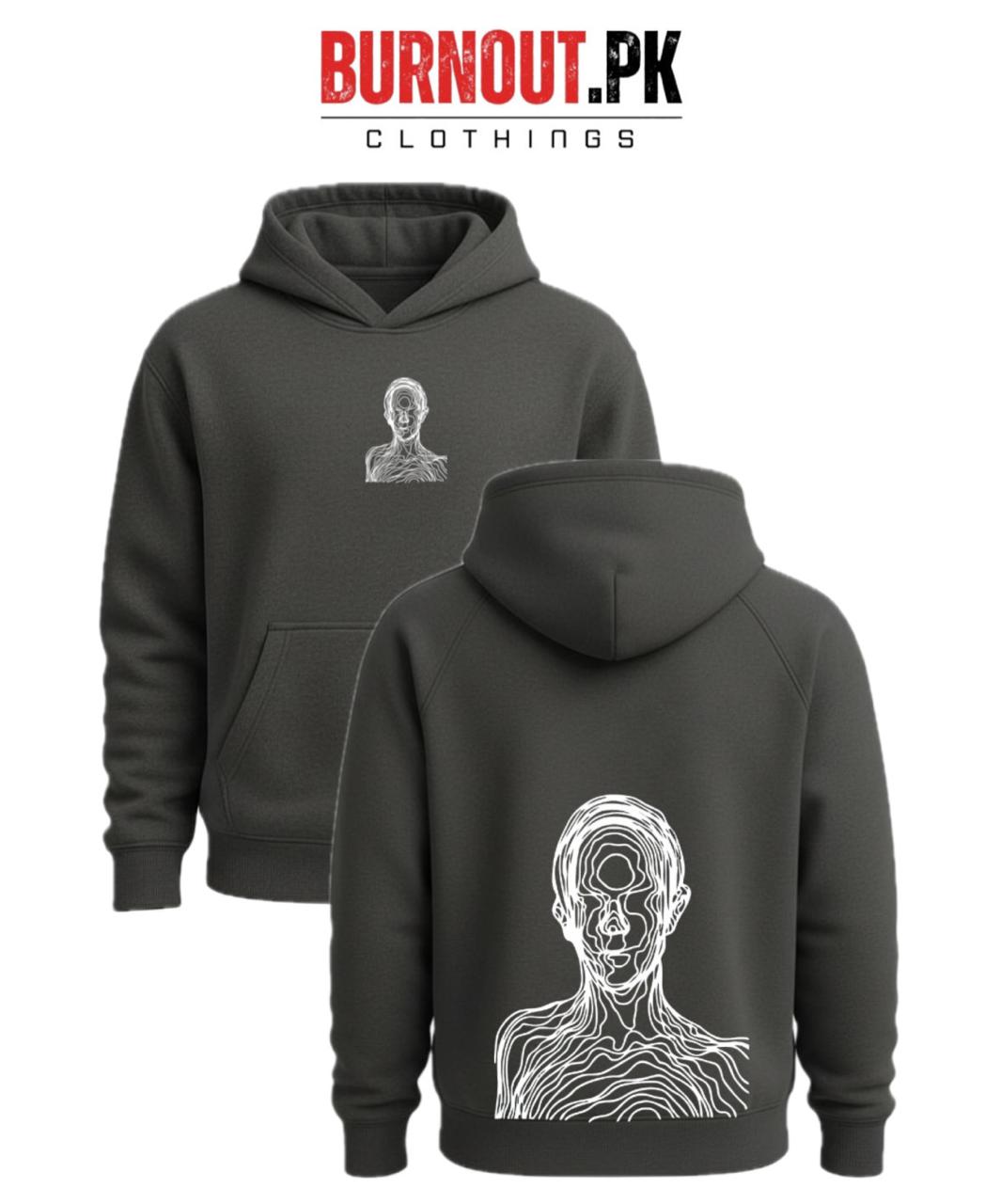 Men’s lining face Digital Printed Hoodie