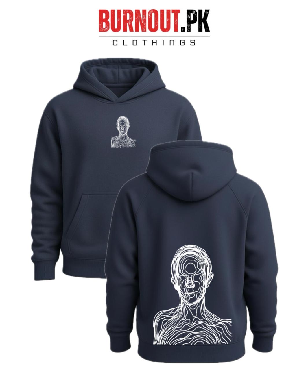 Men’s lining face Digital Printed Hoodie
