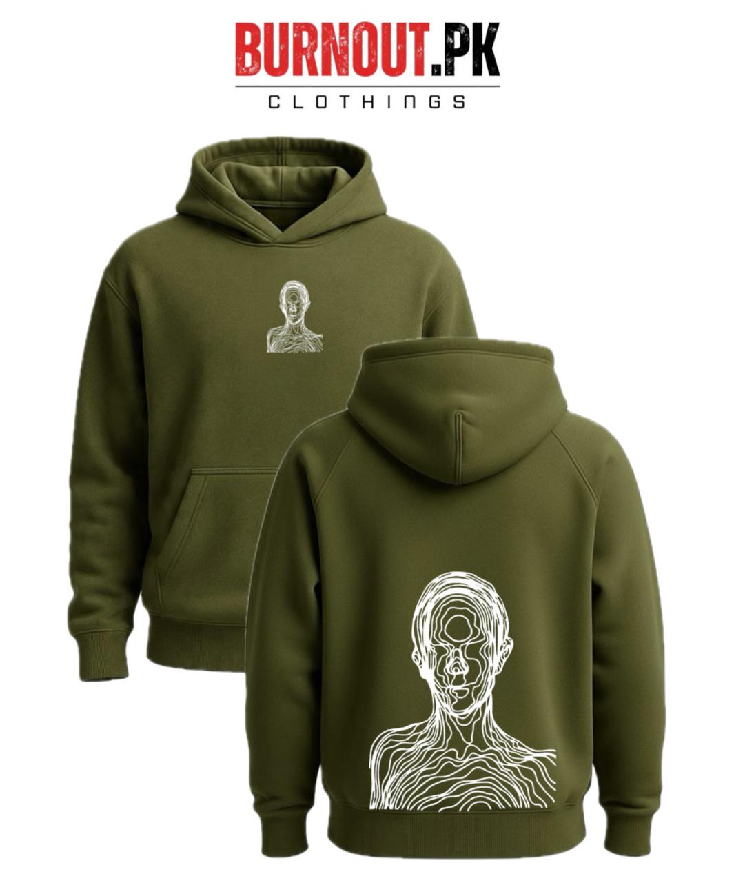 Men’s lining face Digital Printed Hoodie