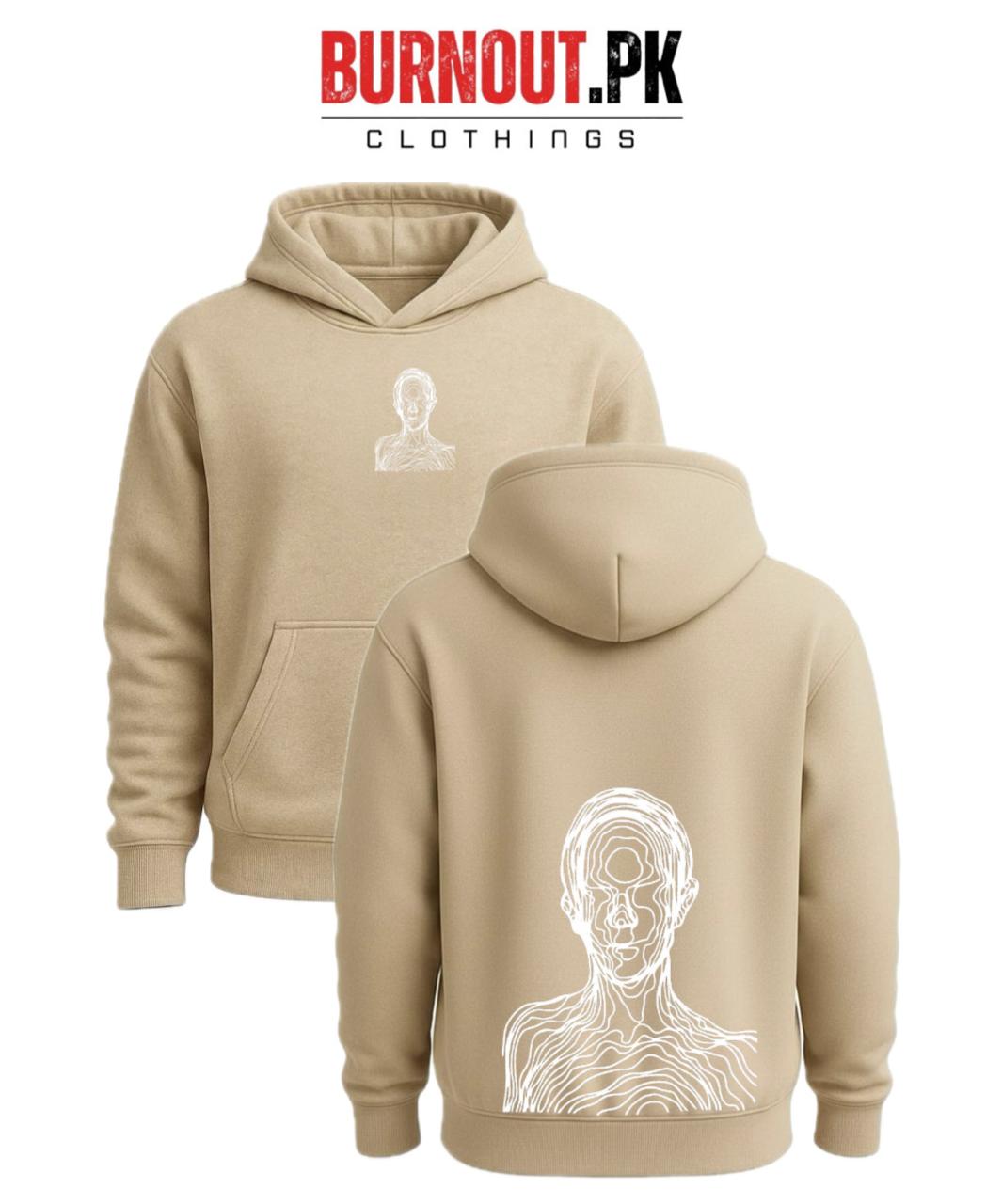 Men’s lining face Digital Printed Hoodie