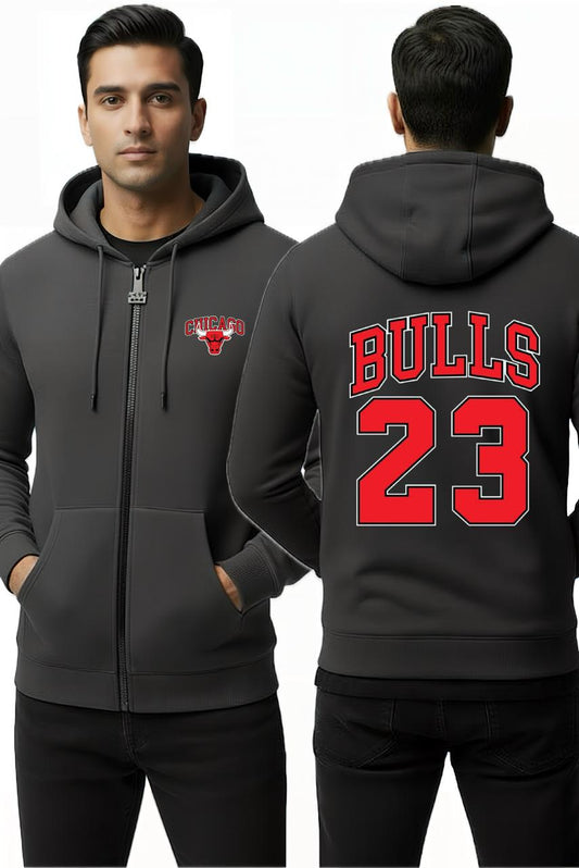 Men’s Premium Zipper Hoodie - Digital Printed