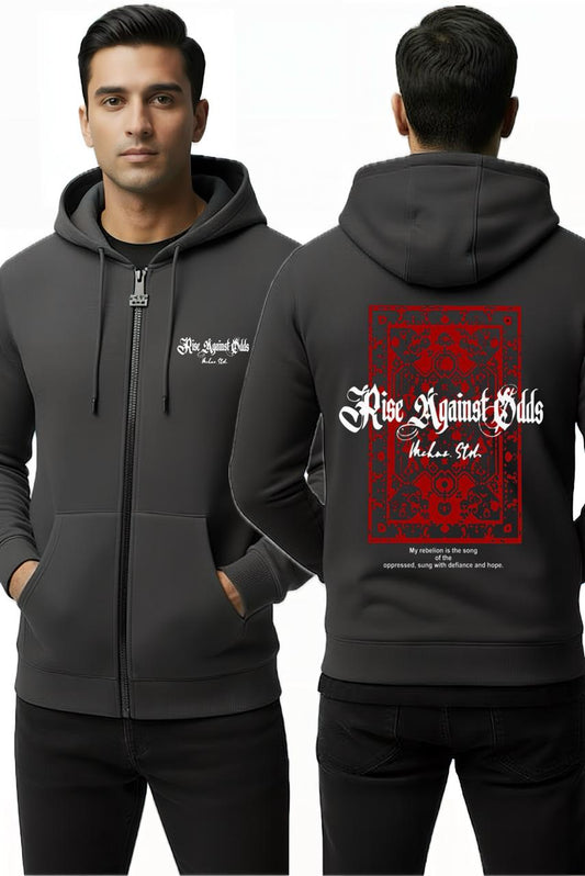 Men’s Premium Zipper Hoodie - Digital Printed