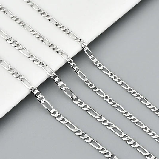 Figaro 2MM Stainless Steel Chain(Silver)