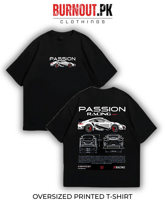 Passion Oversized Dropshoulder Tee - DTF Printed Tshirt For Men and Women