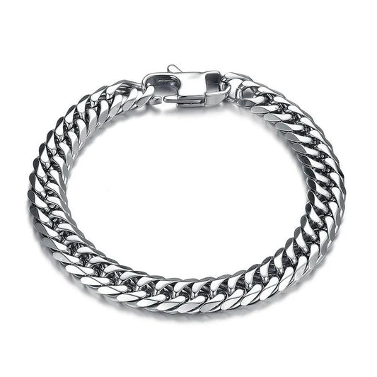 Cuban 2MM Stainless Steel Bracelet (Silver)