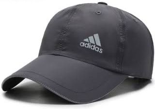 Grey Adi Caps