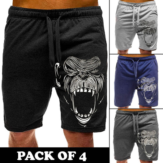 Pack Of 4 Printed Shorts For Mens