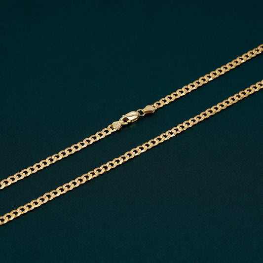 Cuban 1.5MM Stainless Steel Chain (Golden)