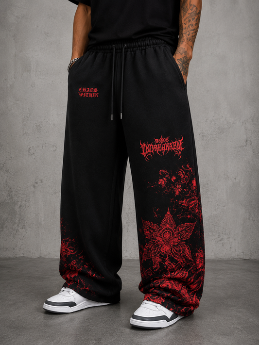 Black Oversized Baggy Trouser ( Demogorgan )