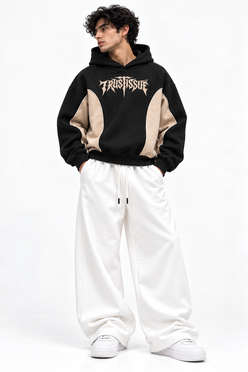 Oversized Streetwear Tracksuit - Oversized Streetwear Hoodie & Baggy Trouser