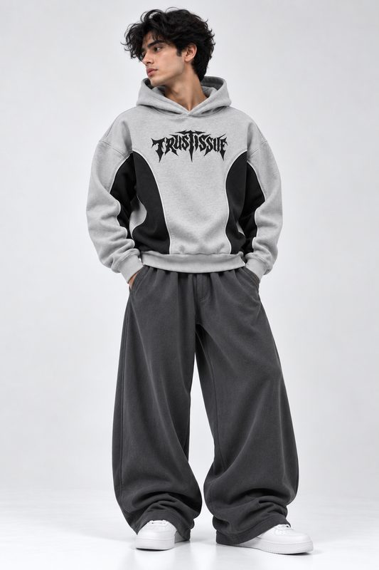 Oversized Streetwear Tracksuit - Oversized Streetwear Hoodie & Baggy Trouser