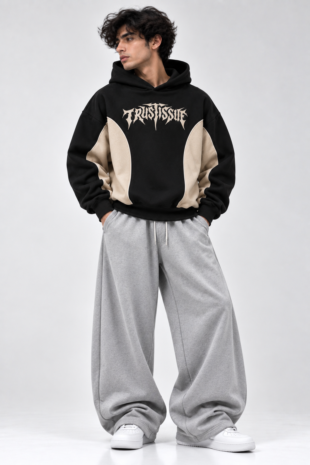 Oversized Streetwear Tracksuit - Oversized Streetwear Hoodie & Baggy Trouser