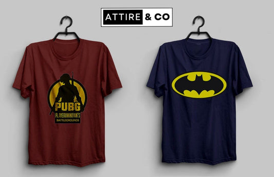 Pack of 2 Printed T-Shirts