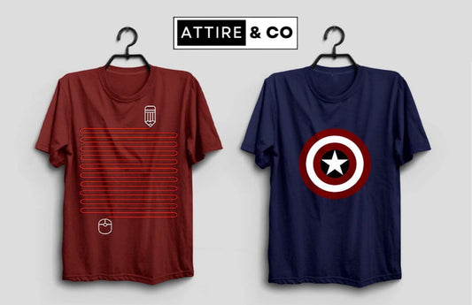 Pack of 2 Printed T-Shirts