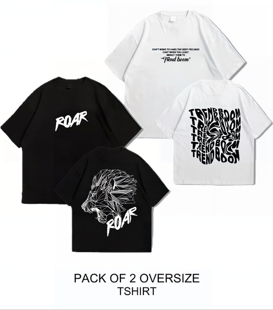Oversized Dropshoulder Graphic DTF Printed Tshirt For Men and Women