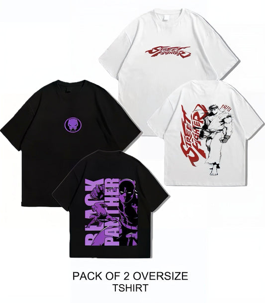 Oversized Dropshoulder Graphic DTF Printed Tshirt For Men and Women