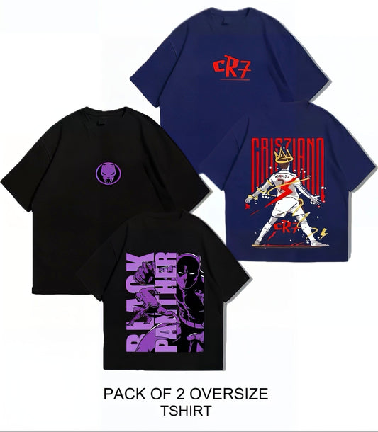 Oversized Dropshoulder Graphic DTF Printed Tshirt For Men and Women