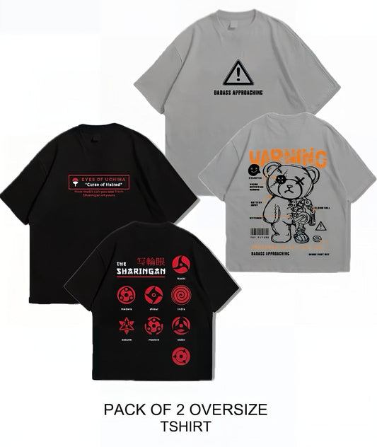 Oversized Dropshoulder Graphic DTF Printed Tshirt For Men and Women
