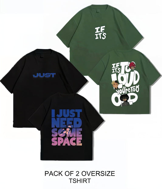 Oversized Dropshoulder Graphic DTF Printed Tshirt For Men and Women