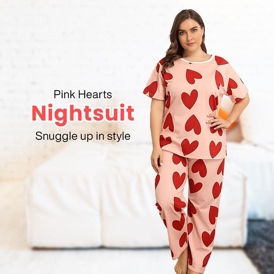 Pink Hearts (Nightsuit)